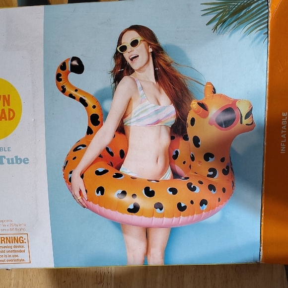 sun squad Other - Inflatable Leopard Pool Tube